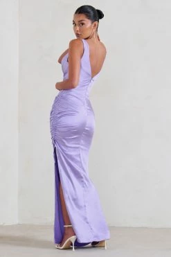 Belonging | Lilac Ruched Cowl Maxi Dress 9 Belonging | Lilac Ruched Cowl Maxi Dress -Dress Shop WB CC HR CL126539 Belonging LilacRuchedCowlMaxiDress6 319154d5 8fcd 455c a360 5c79e3382fb4