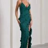 Run The World | Bottle Green Sweetheart Neckline Ruffle Maxi Dress 1 Run The World | Bottle Green Sweetheart Neckline Ruffle Maxi Dress -Dress Shop WB CL127687047 RunTheWorldBottleGreenSweetheartNecklineRuffleMaxiDress10