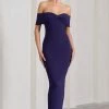 Vivienne | Blackberry Bardot Open-Back Maxi Dress 1 Vivienne | Blackberry Bardot Open-Back Maxi Dress -Dress Shop WB CL128862162 VivienneBlackberryBardotOpen BackMaxiDress1