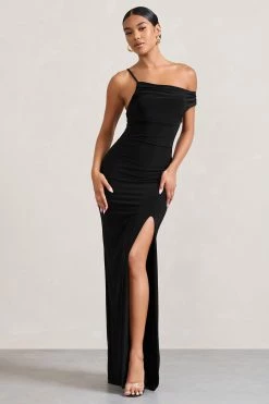 On Film | Black Asymmetric Strappy Split Maxi Dress 11 On Film | Black Asymmetric Strappy Split Maxi Dress -Dress Shop WB CL128889002 OnFilm BlackAsymmetricStrappySplitMaxiDress3 584548a1 dd25 4461 8e35 6f6117222636