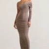 Afterparty | Mocha Ruched Asymmetric Bodycon Maxi Dress -Dress Shop WB CL128901038 Afterparty MochaRuchedAsymmetricBodyconMaxiDress1 4699571b df50 4715 819c 5c8d37047986