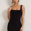 Porto | Black Square-Neck Strappy Bodycon Mini Dress 2 Porto | Black Square-Neck Strappy Bodycon Mini Dress -Dress Shop WB CL128932002 PortoBlackSquare NeckStrappyBodyconMiniDress1