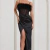 Countess | Black Lace Corset Maxi Dress With Feather Trim -Dress Shop WB CL129365002 CountessBlackLaceCorsetMaxiDressWithFeatherTrim0 0b0c6c29 46c5 4f7d 8623 dd4322ee27f1