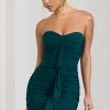 Treasure | Petrol Blue Strapless Sweetheart Mini Dress With Ruffle 2 Treasure | Petrol Blue Strapless Sweetheart Mini Dress With Ruffle -Dress Shop WB CL129669107 TreasurePetrolBlueStraplessSweetheartMiniDressWithRuffle2 4b2f684c 5870 433f 8ef2 cf29b0a8906c